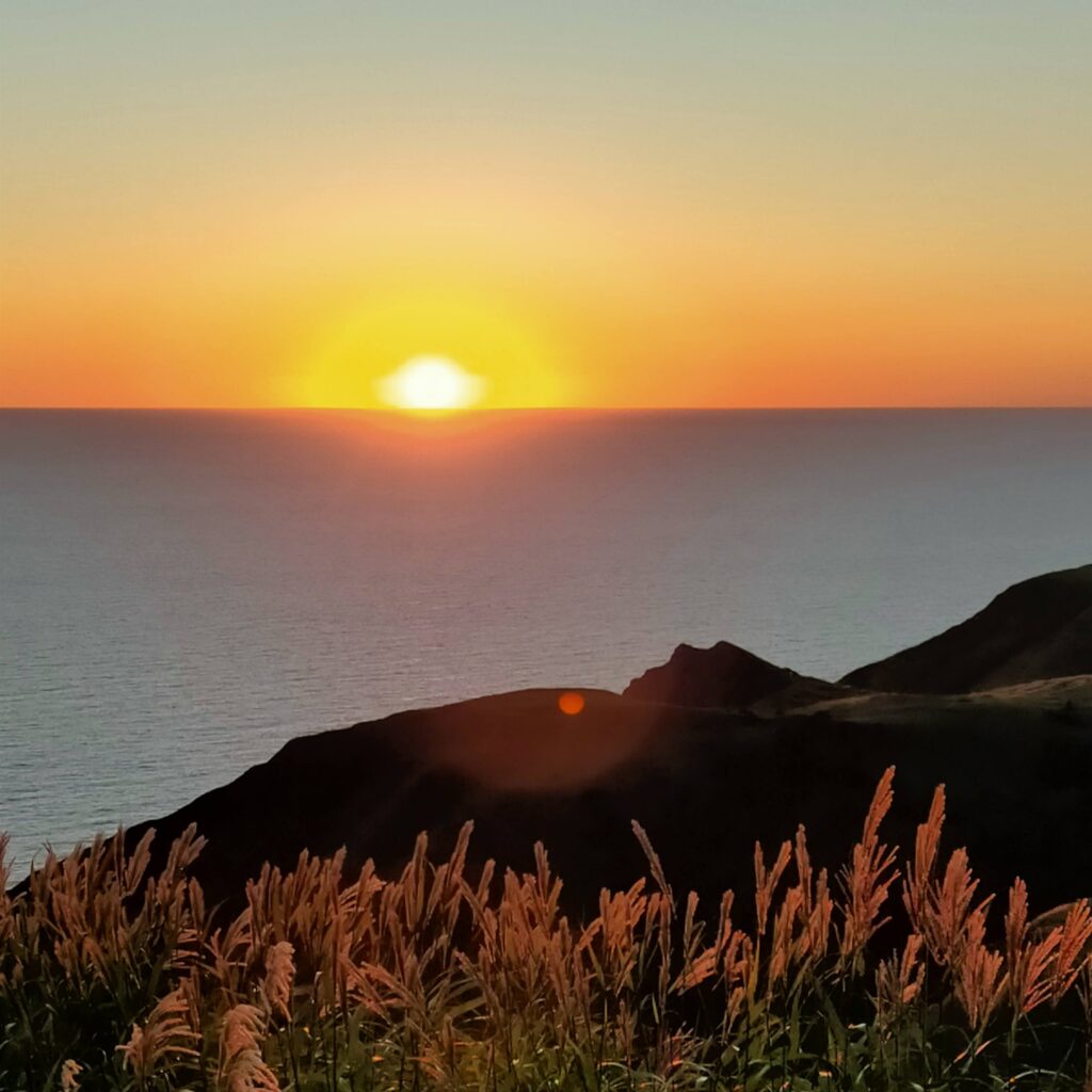 海に沈む夕陽