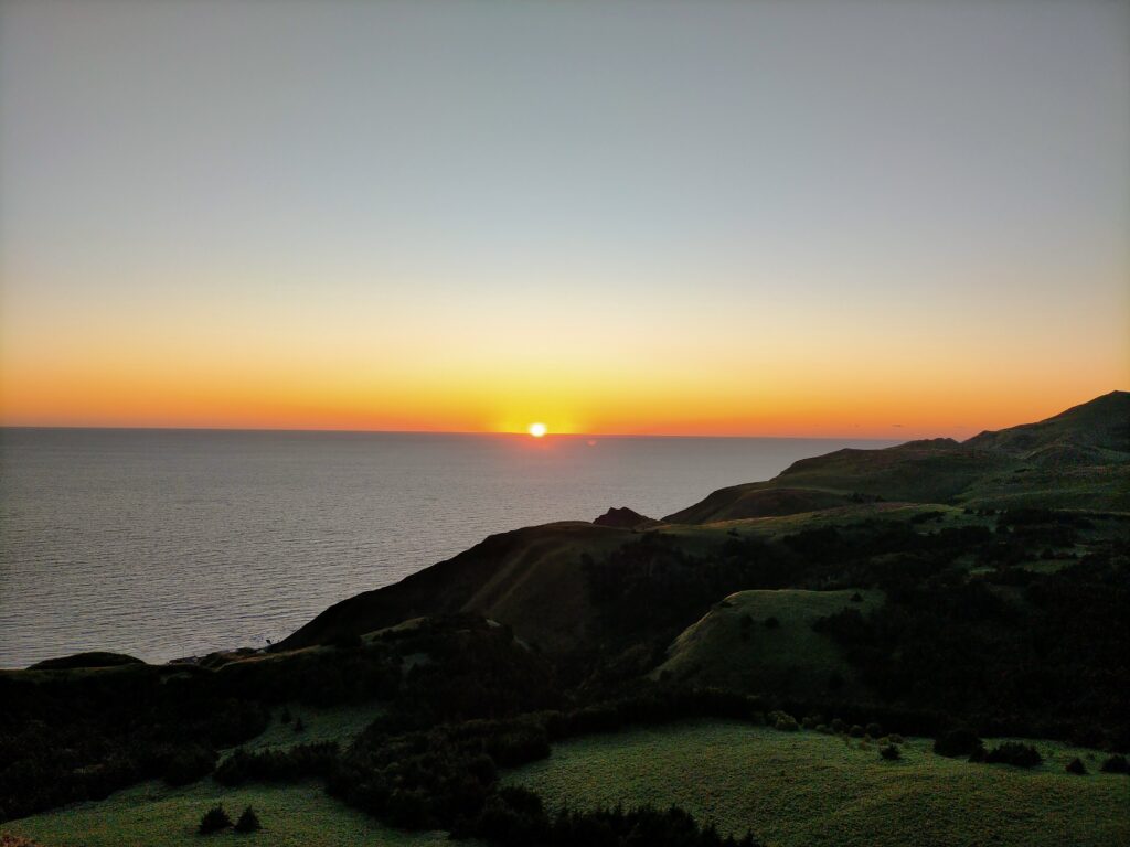 海に沈む夕陽