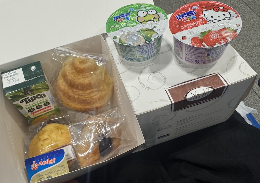 準備してくれたモーニングボックス