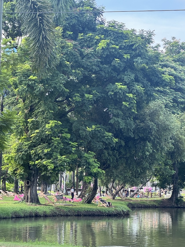 緑あふれるルンピニ公園